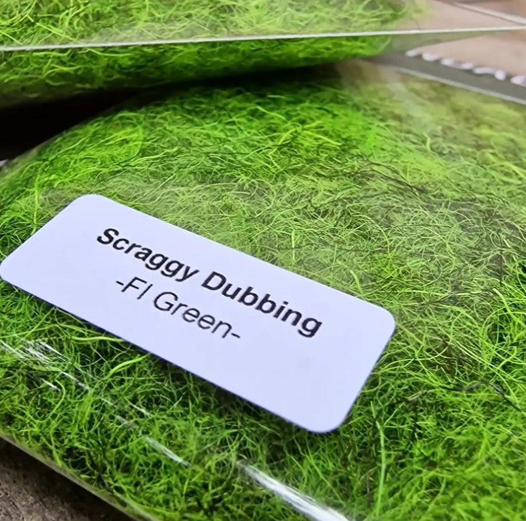 Kindale Scraggy Dubbing – Fl. Green