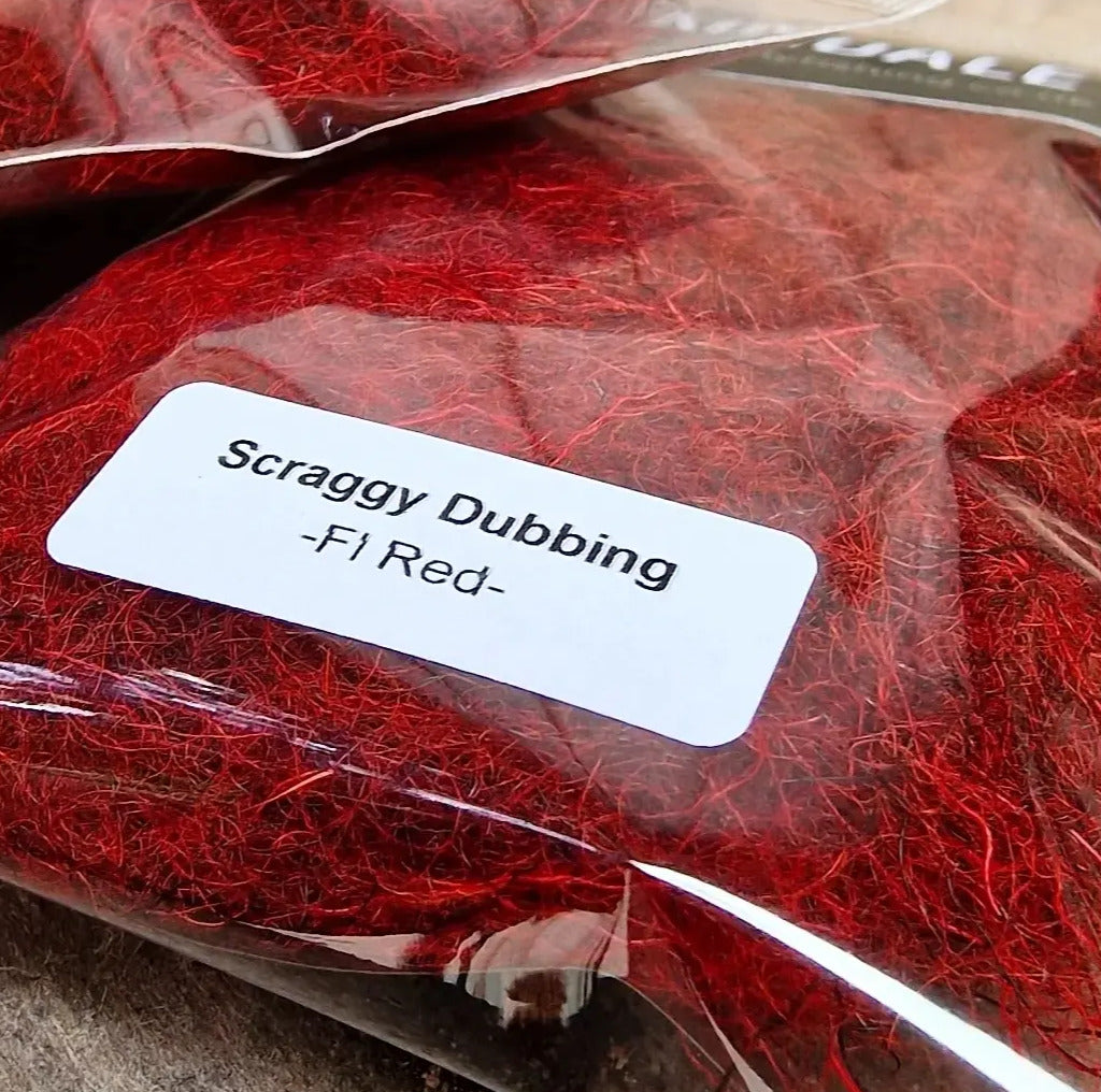 Kindale Scraggy Dubbing – Fl. Red