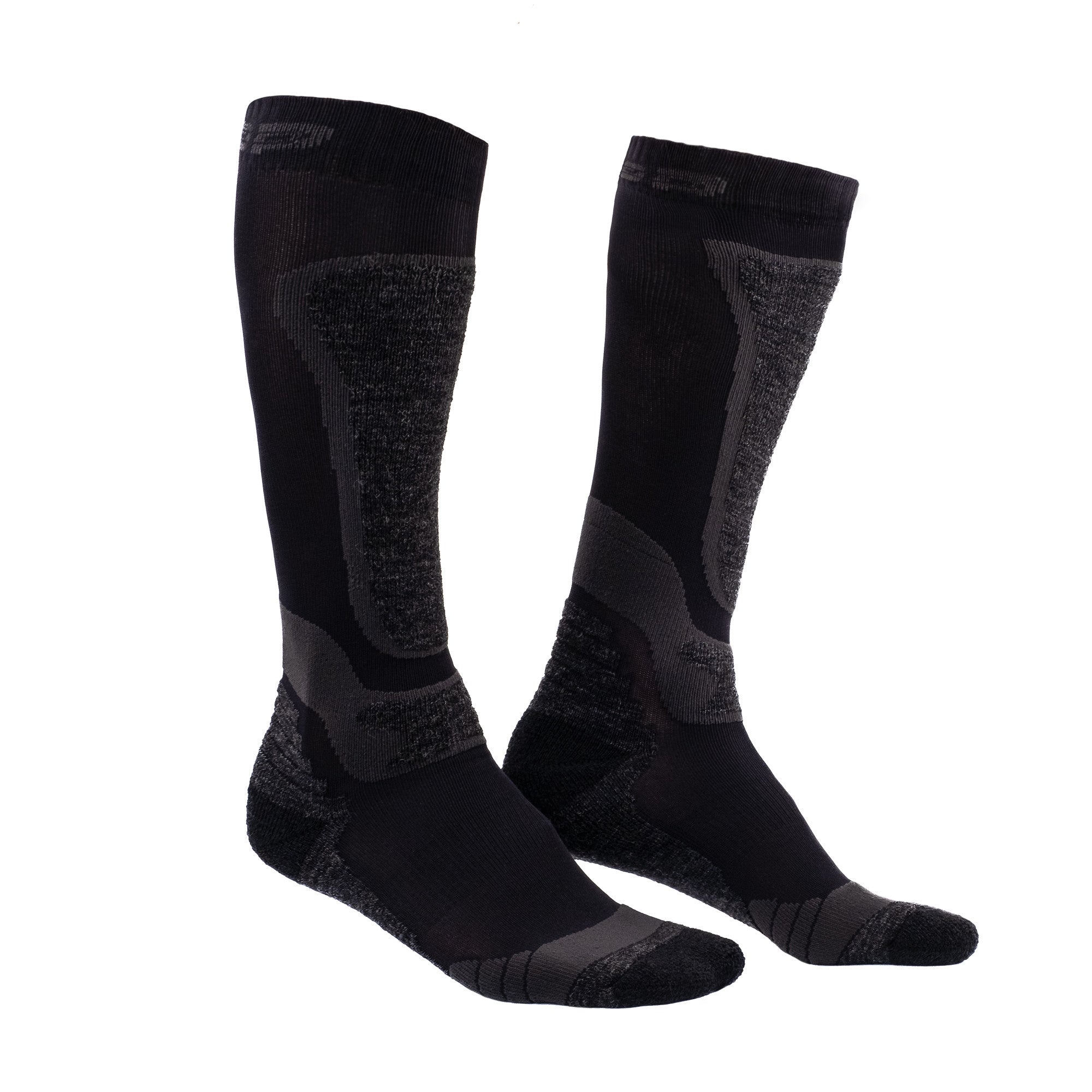 LOOP Merino Wool Technical Socks in Black side view