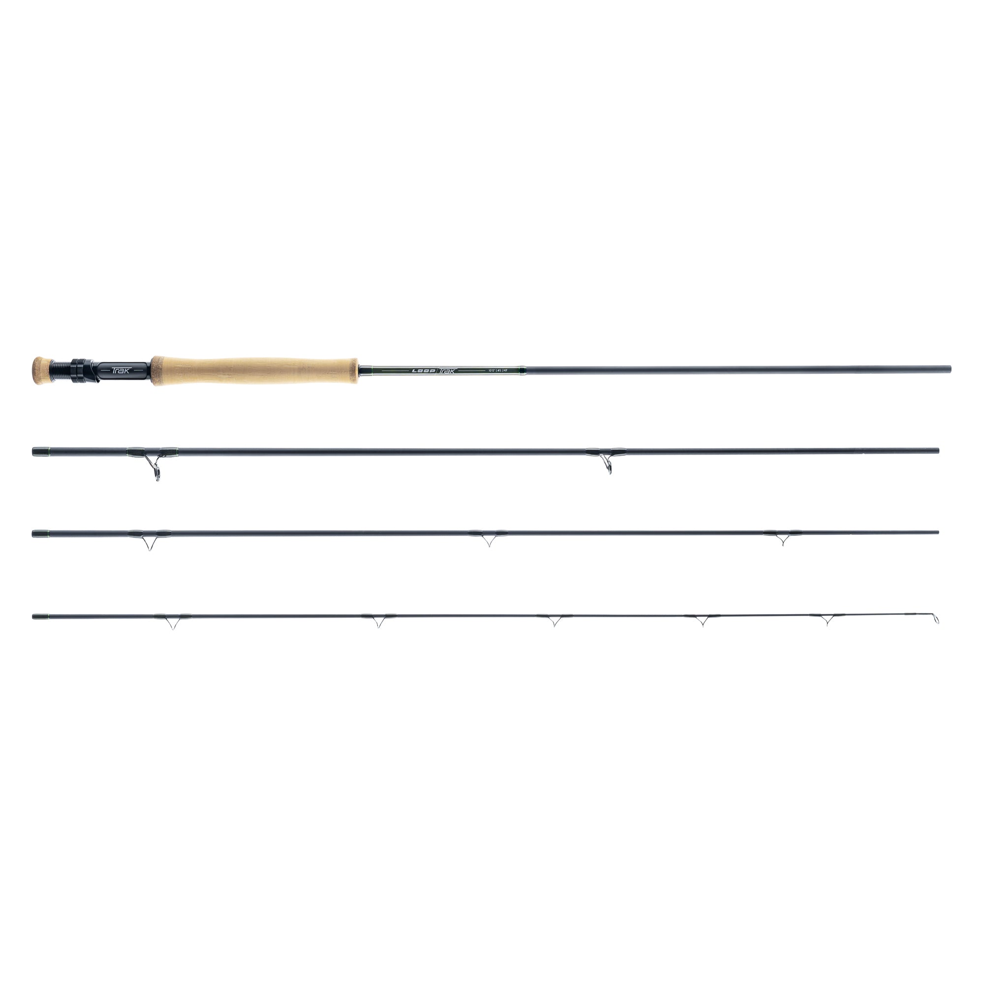 LOOP Trak 10' #5 fly rod with all four rod sections