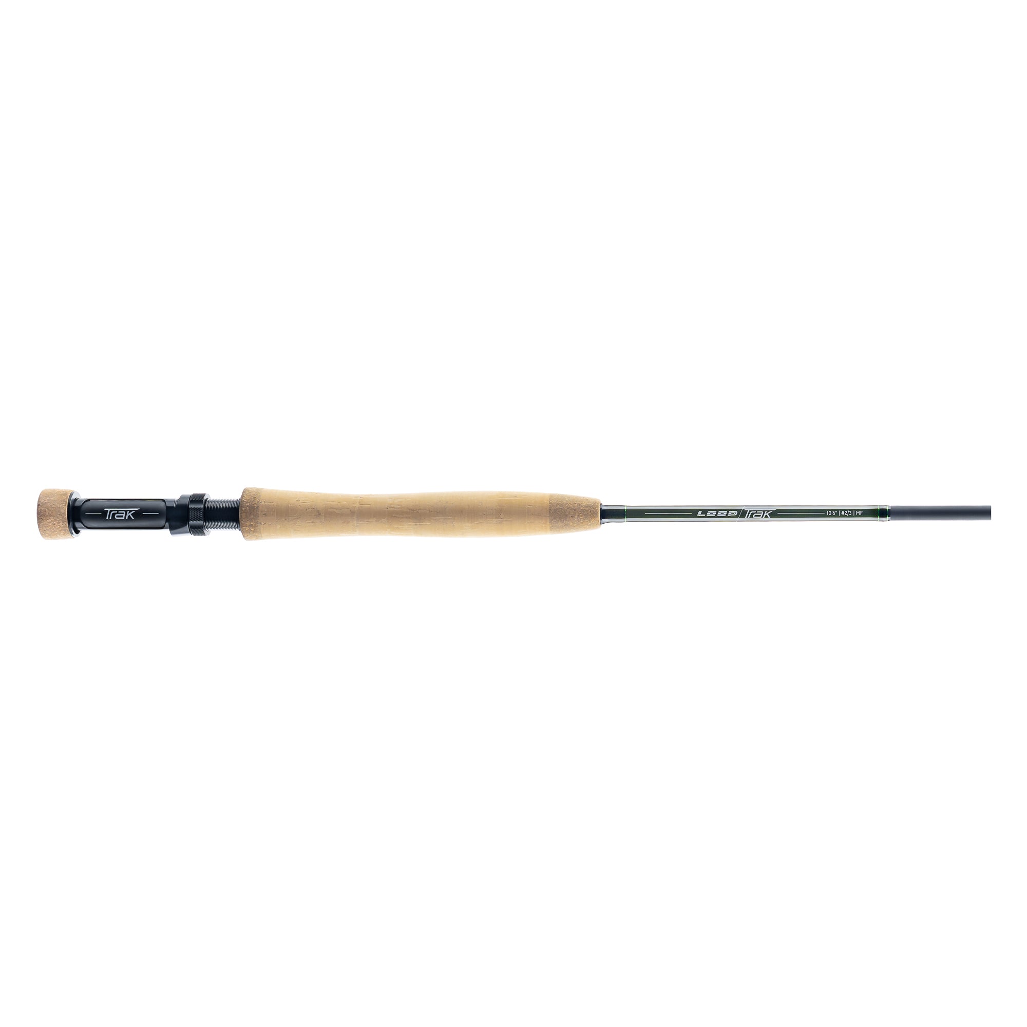 Handle section of a LOOP Trak 10 ft 6 in #2/3 Twin Tip fly rod
