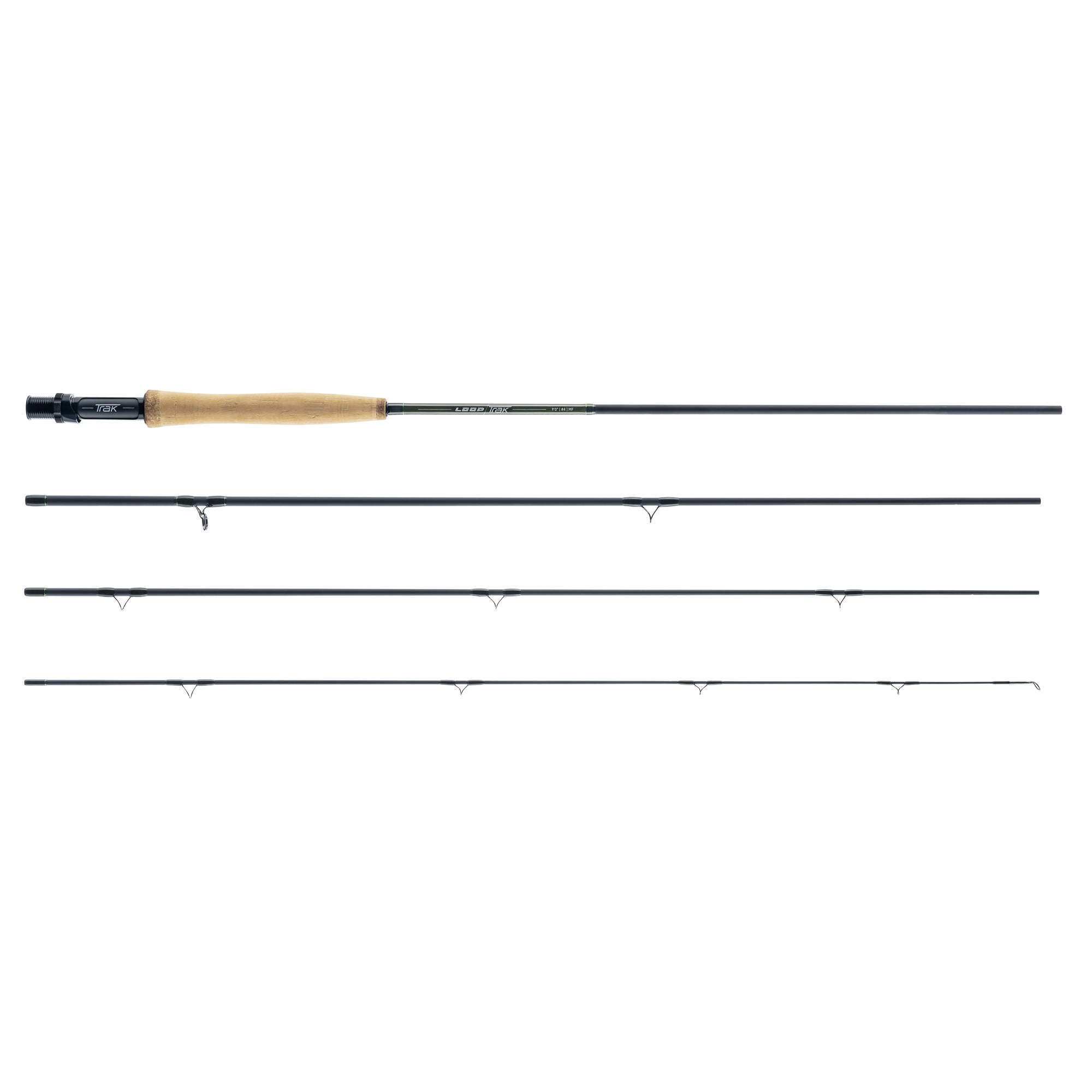 LOOP Trak 9’ #4 four fly rod sections