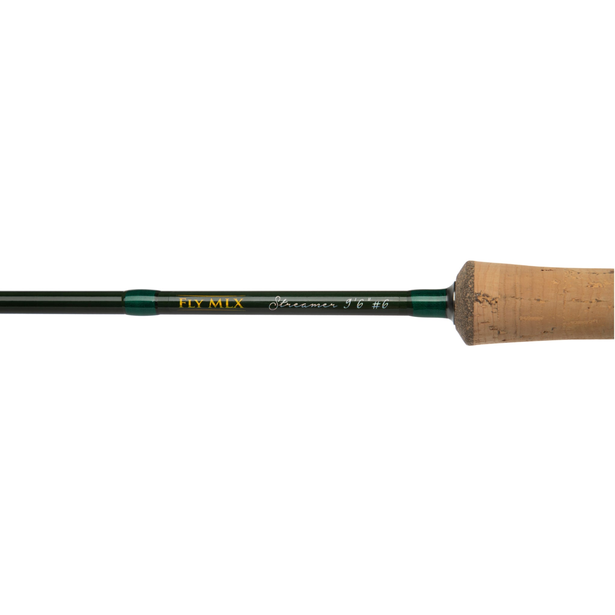 Blank detail with model marking on the Mikado Fly MLX Streamer 9'6" #6 fly rod