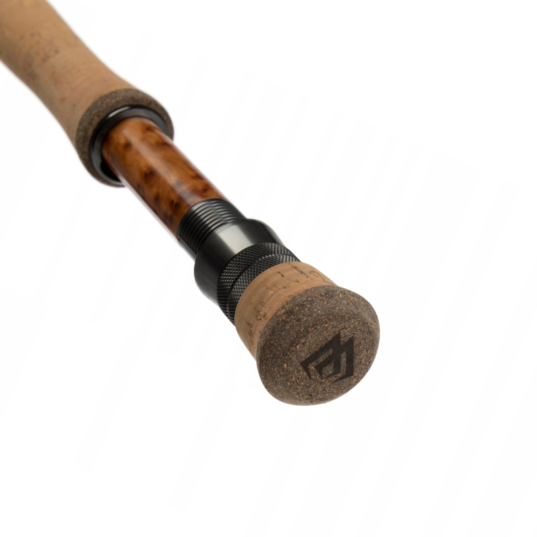 Reel seat and fighting butt detail on the Mikado Fly MLX Streamer 9'6" #6 fly rod