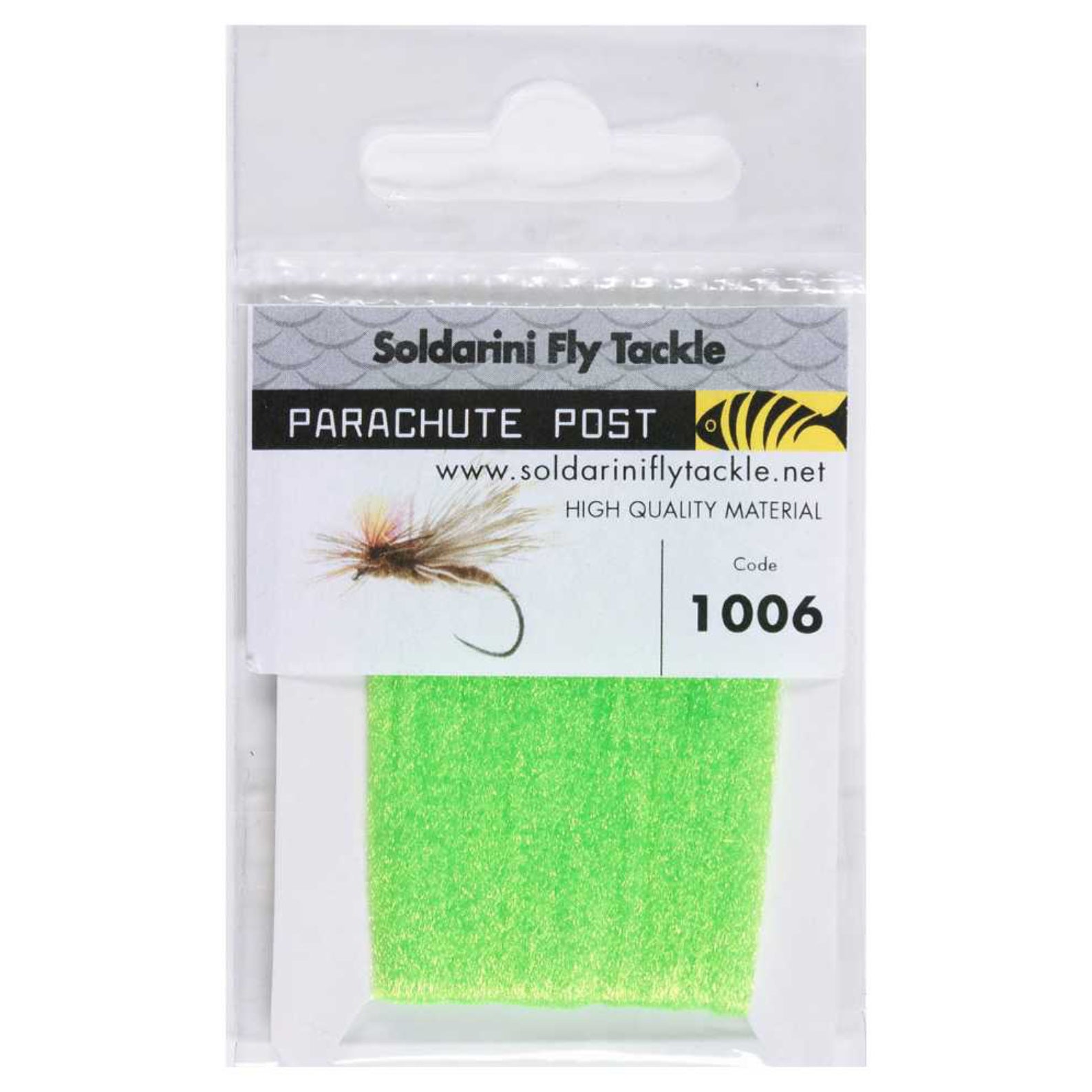 Soldarini Parachute Post – syntetický materiál na viazanie krídeliek