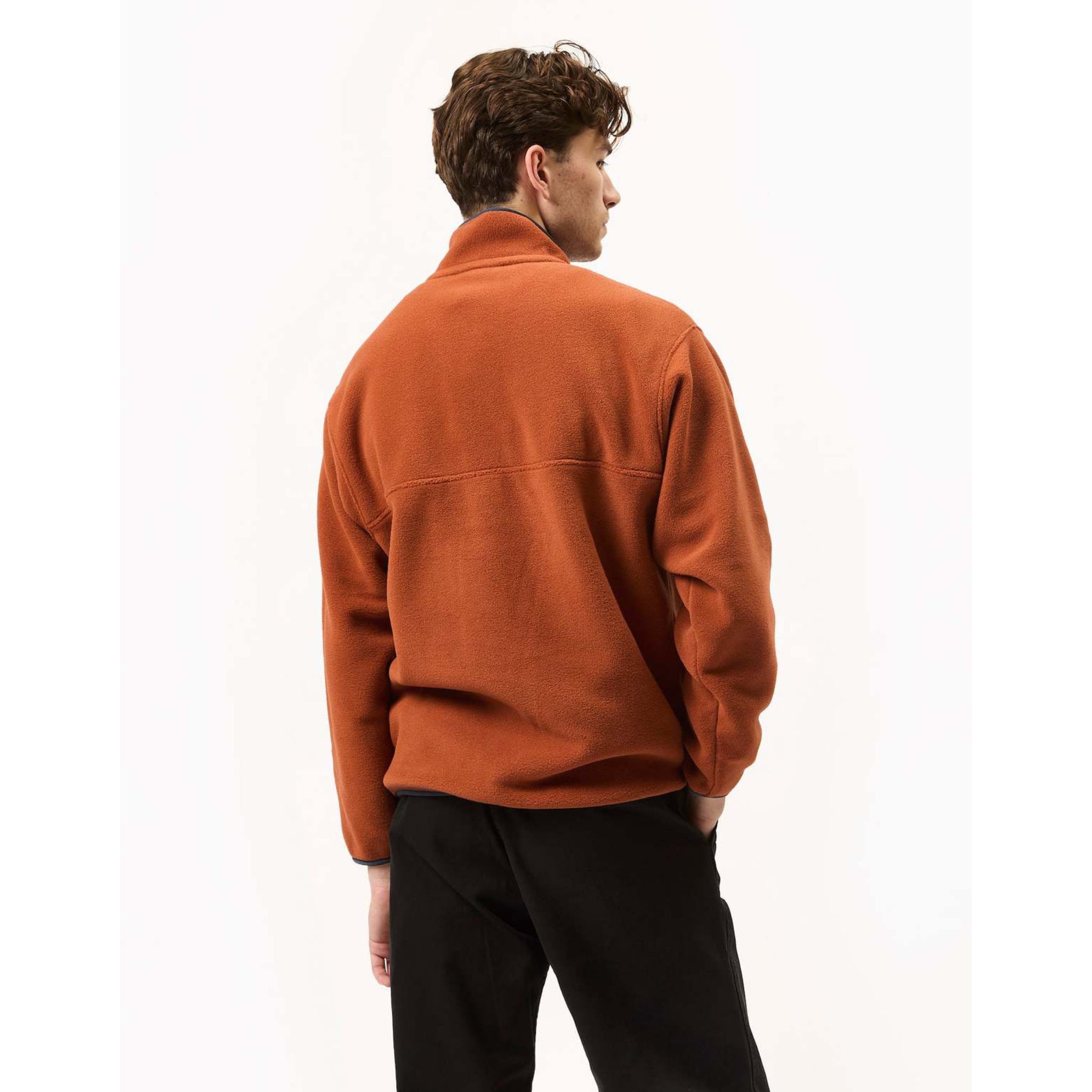 Patagonia Synch Snap-T Pullover Burnished Red – pohľad zozadu