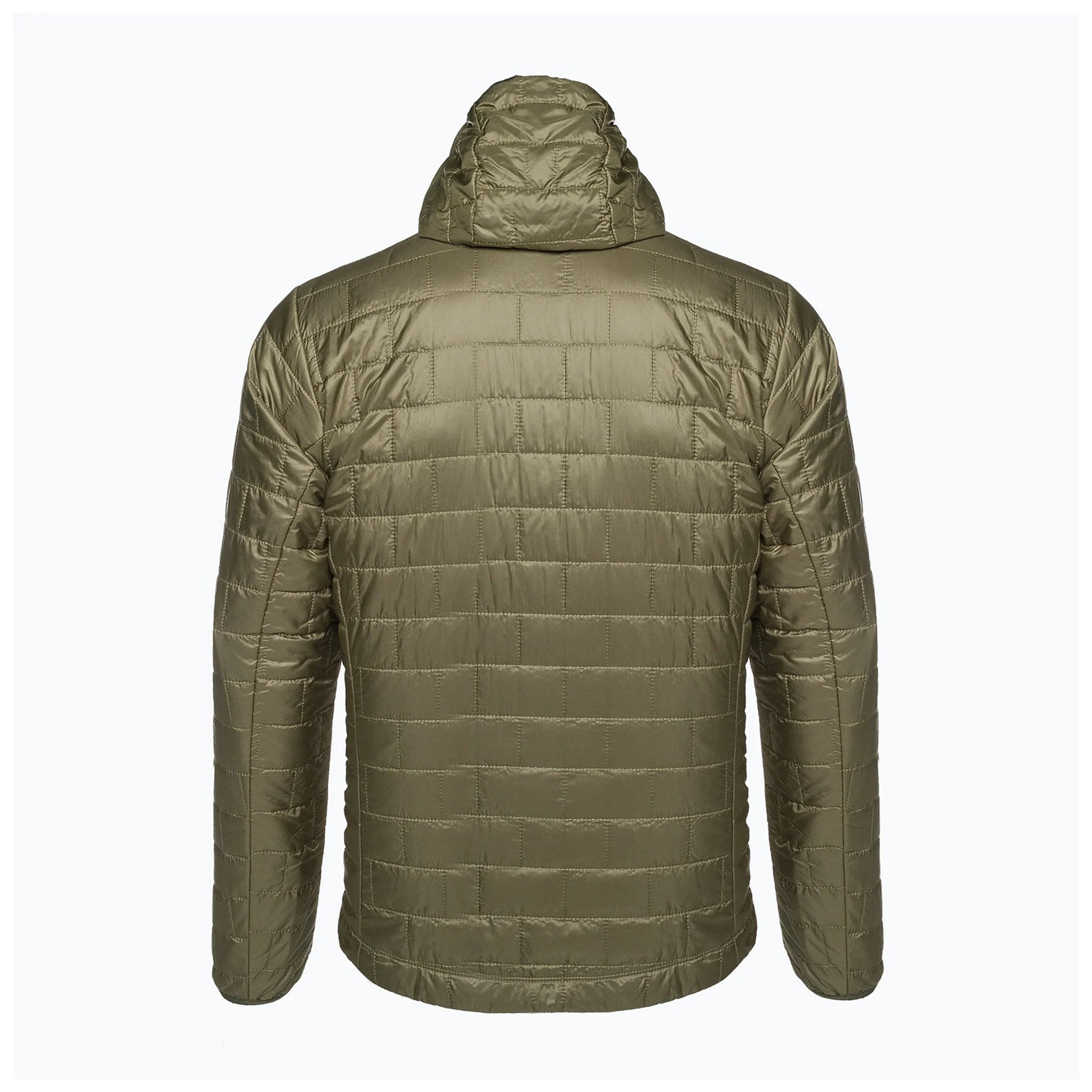 Pánska bunda Patagonia Nano Puff Hoody Sage Khaki – zadný pohľad