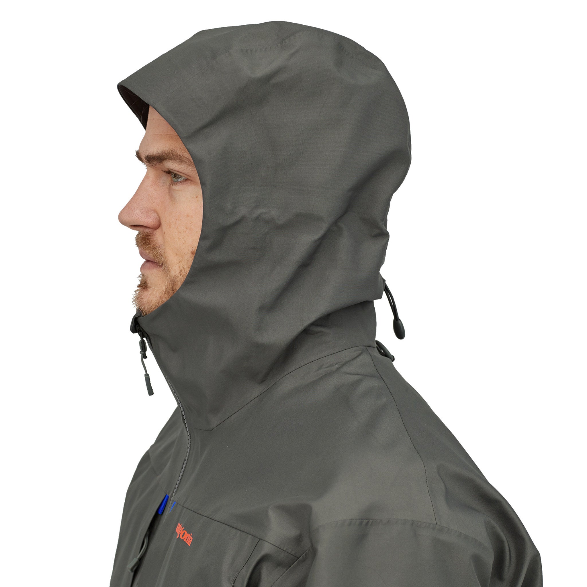 Patagonia River Salt Wading Jacket – detail kapucne z profilu