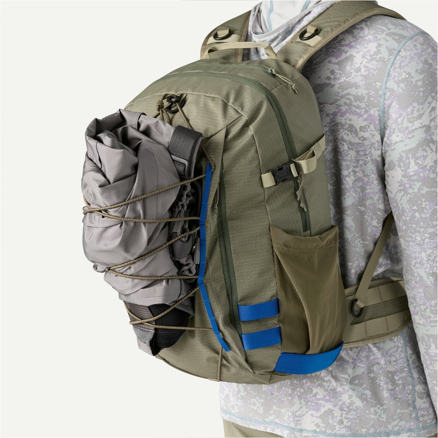 Patagonia Stealth Backpack 25L Forge Grey – bočné úložné vrecko