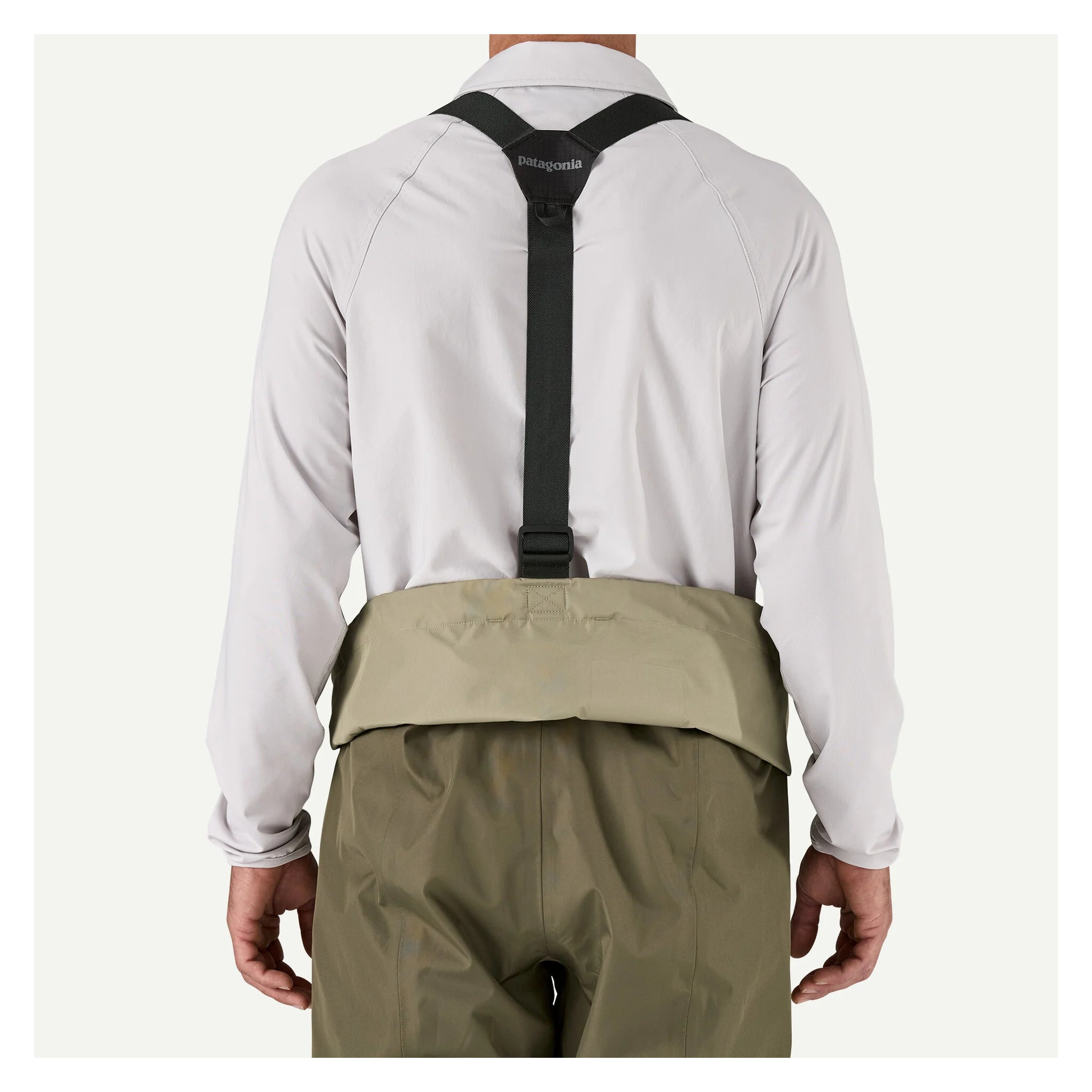 Patagonia Swiftcurrent Traverse zip-front waders – zipper detail
