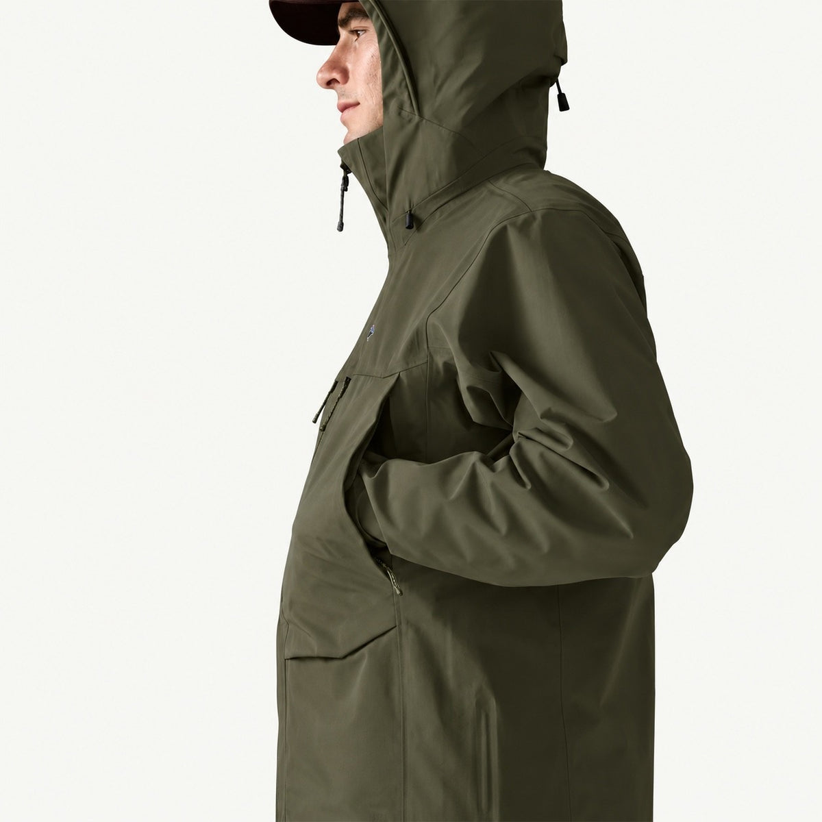 Patagonia Men’s Swiftcurrent Wading Jacket PNGR – side access pocket detail