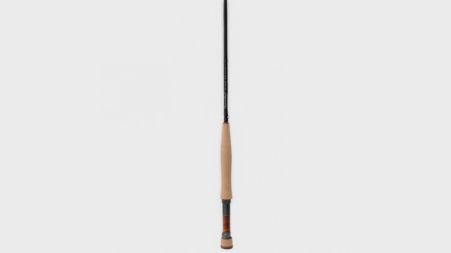 DiamondBack Ideal Nymph fly rod rotating detail from reel seat to tip