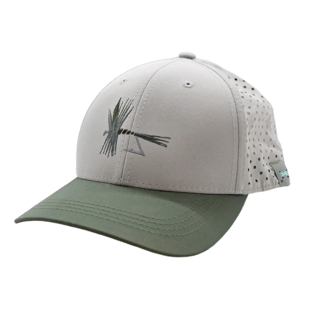 RepYourWater Ride High Drake Performance Standard Fit Hat in gray and olive