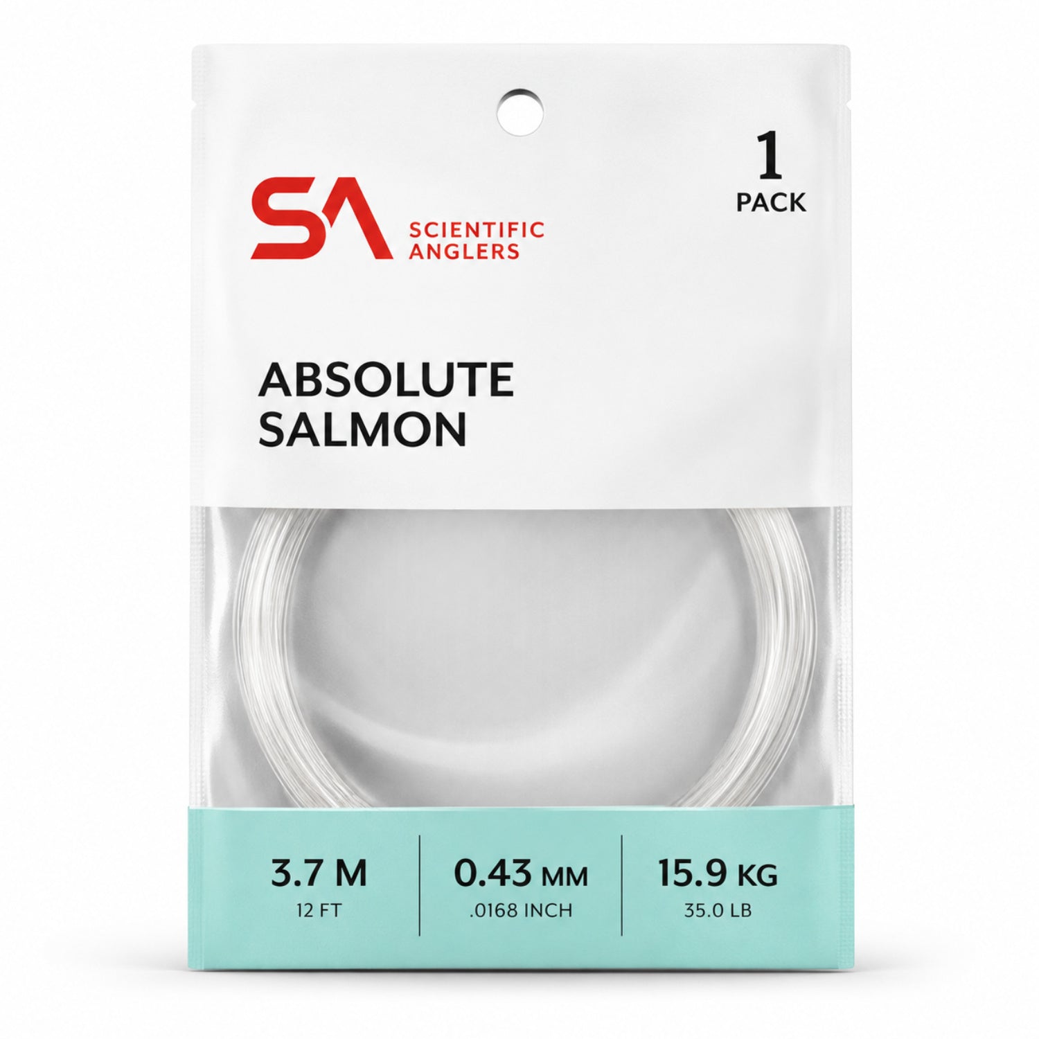 Scientific Anglers Absolute Salmon Leader 12 ft tapered salmon leader