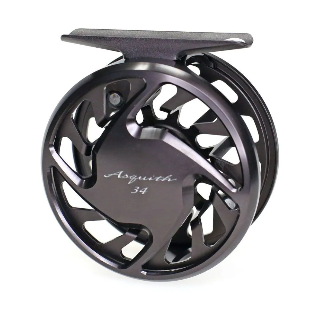 Shimano Asquith 3/4 – zadná strana cievky s nápisom Asquith 34