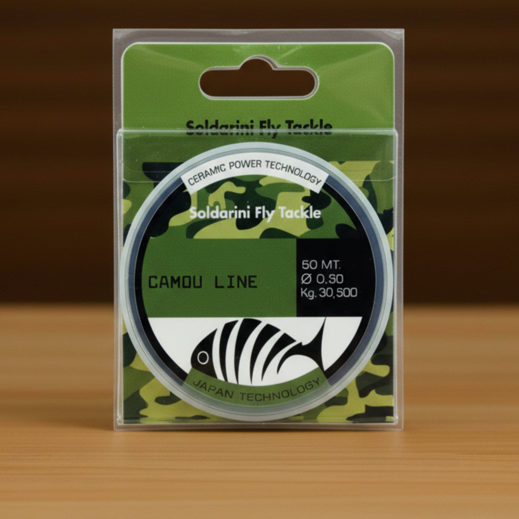 Soldarini Camou Line – cievka v plastovom obale