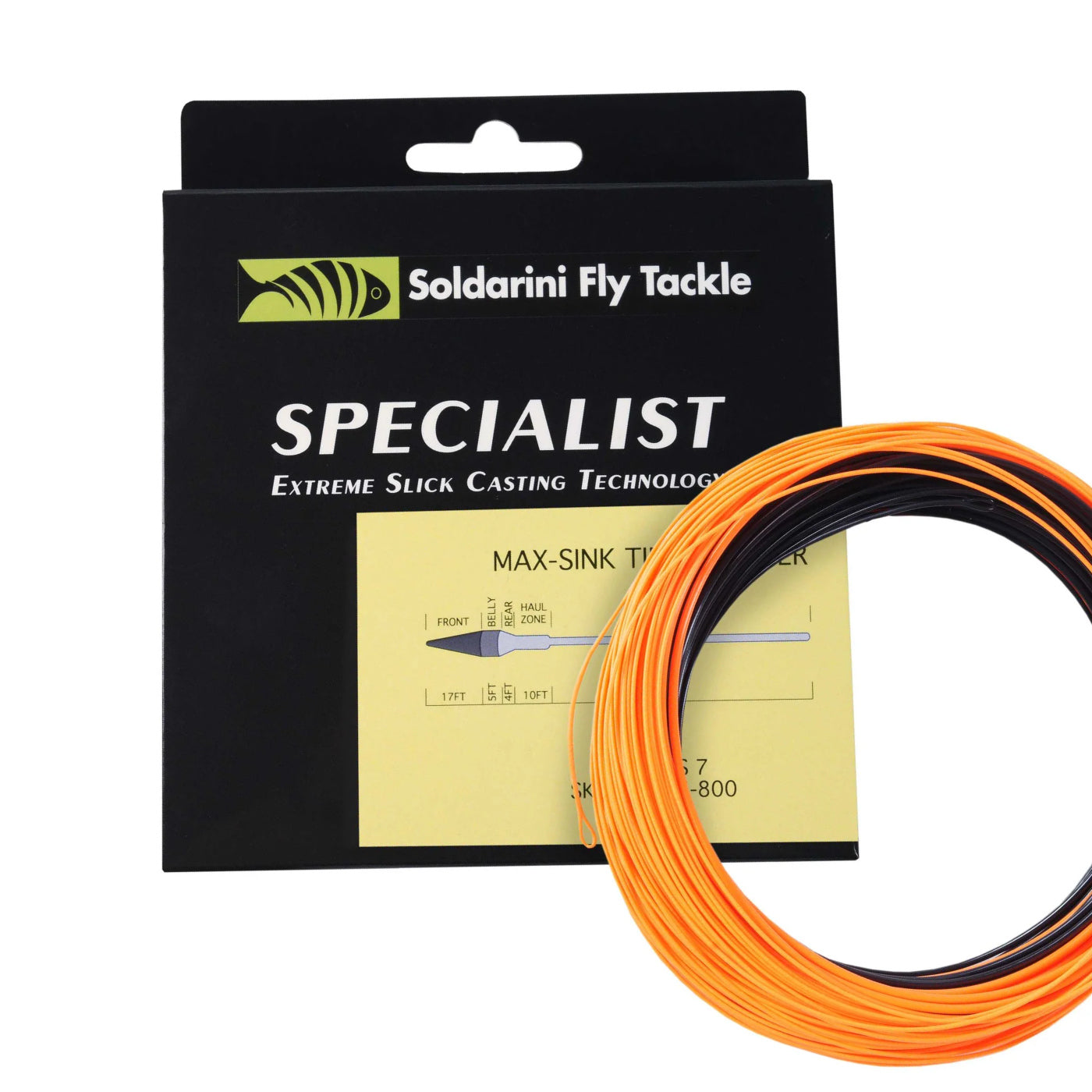 Soldarini Specialist Max-Sink Tip Streamer muškárska šnúra s plávajúcou running line a rýchlo potápavým sink tipom