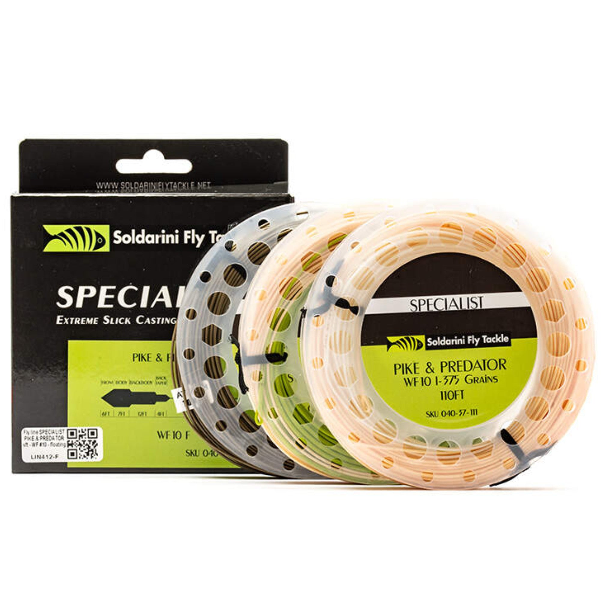 Fly line Soldarini Specialist Pike Predator – product packaging