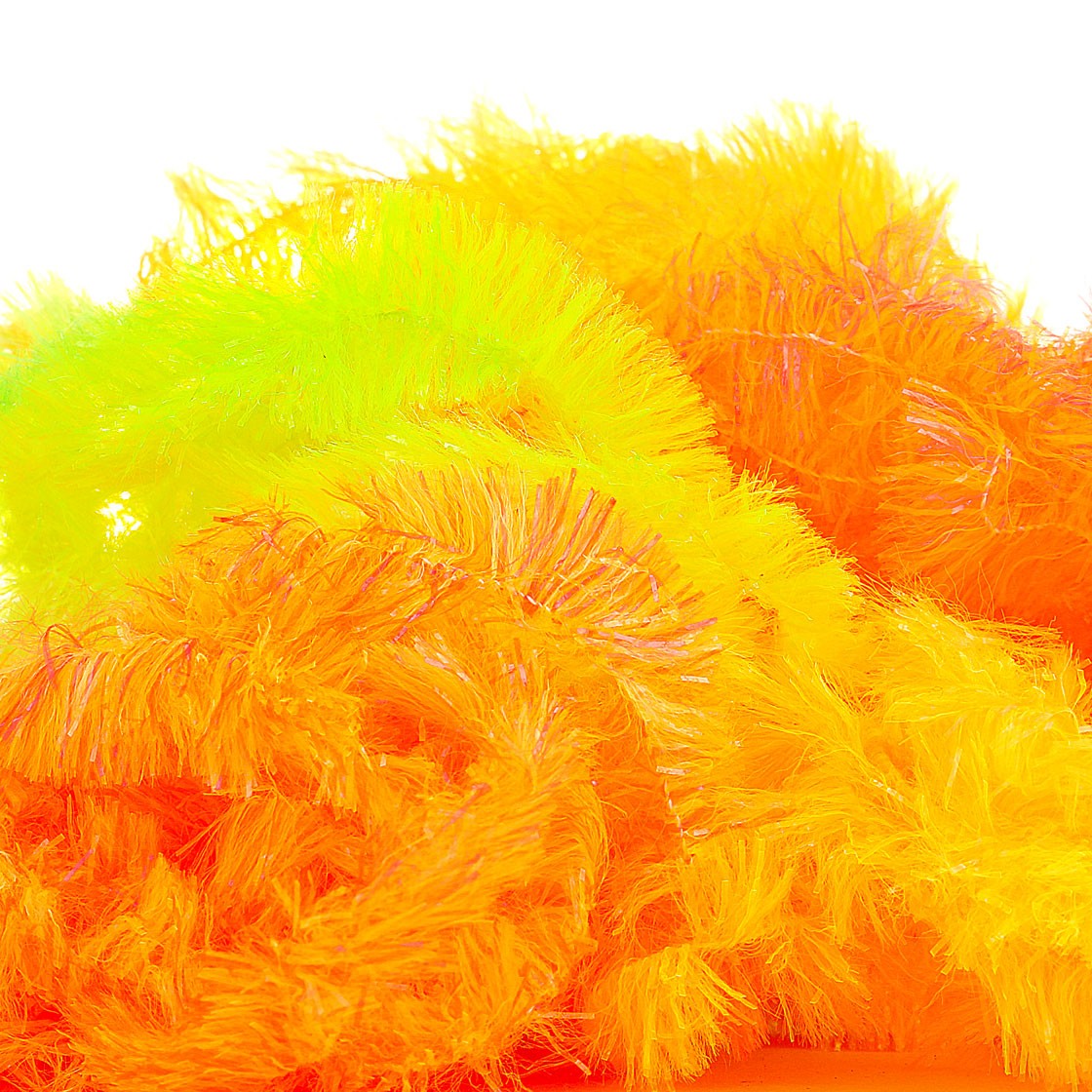 Soldarini Two Tone Blob Chenille – kolekcia dvojfarebných žiniliek na viazanie mušiek, zmes žiarivých a kontrastných farieb