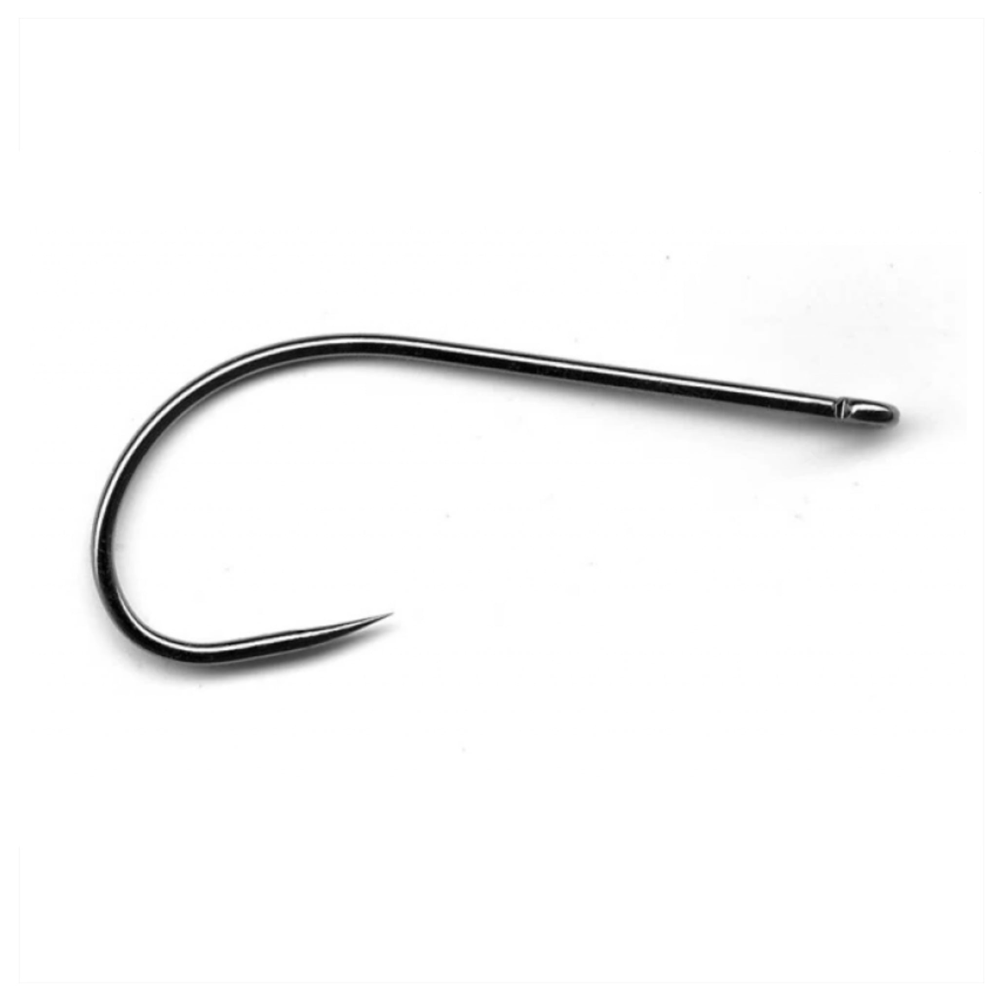 Soldarini XPS C170 barbless streamer fly hook with strong wire, eagle claw point and black nickel finish