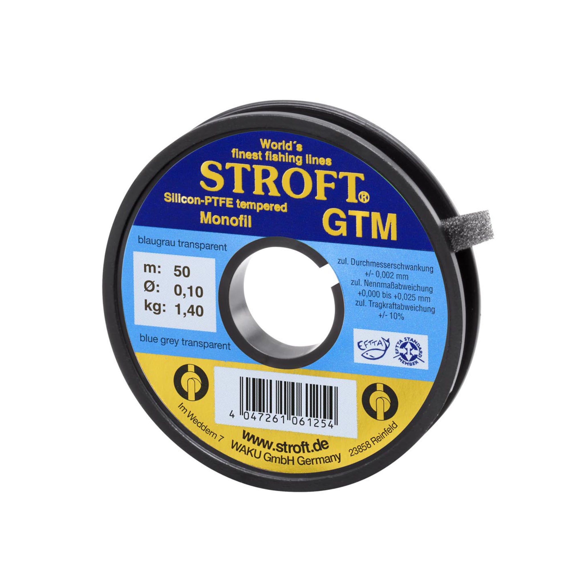 Stroft GTM – monofilný nadväzcový vlasec na muškárenie, cievka 25 m
