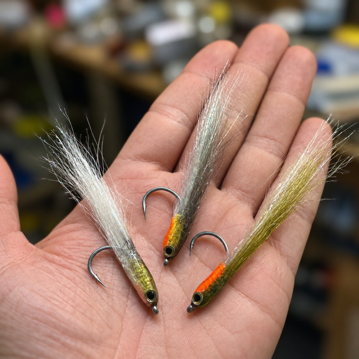 Sybai Baitfish ULTRA Sparkle Dubbing – baitfish patterns tied with synthetic fibers