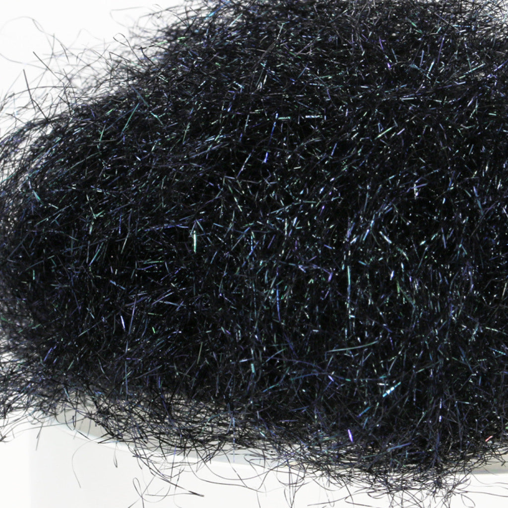 Sybai Fine Slight Flash Dubbing – Black UV Pearl