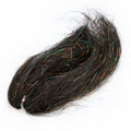 Sybai Flash Icelandic Sheep Hair Black Blaze fly tying material
