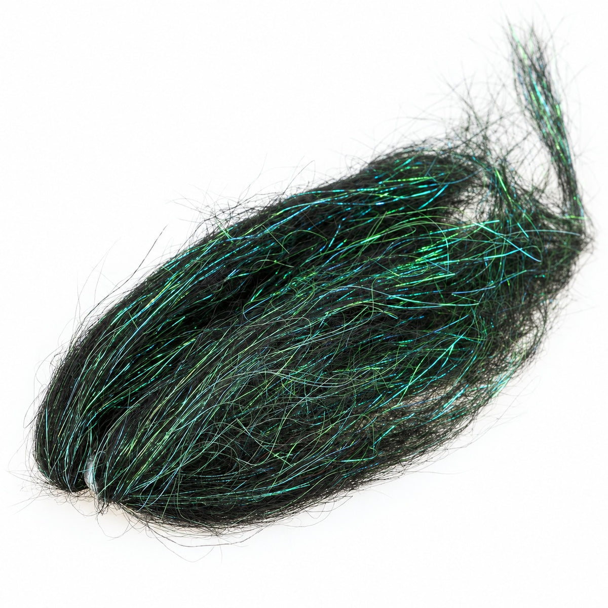 Sybai Flash Icelandic Sheep Hair Black Peacock fly tying material