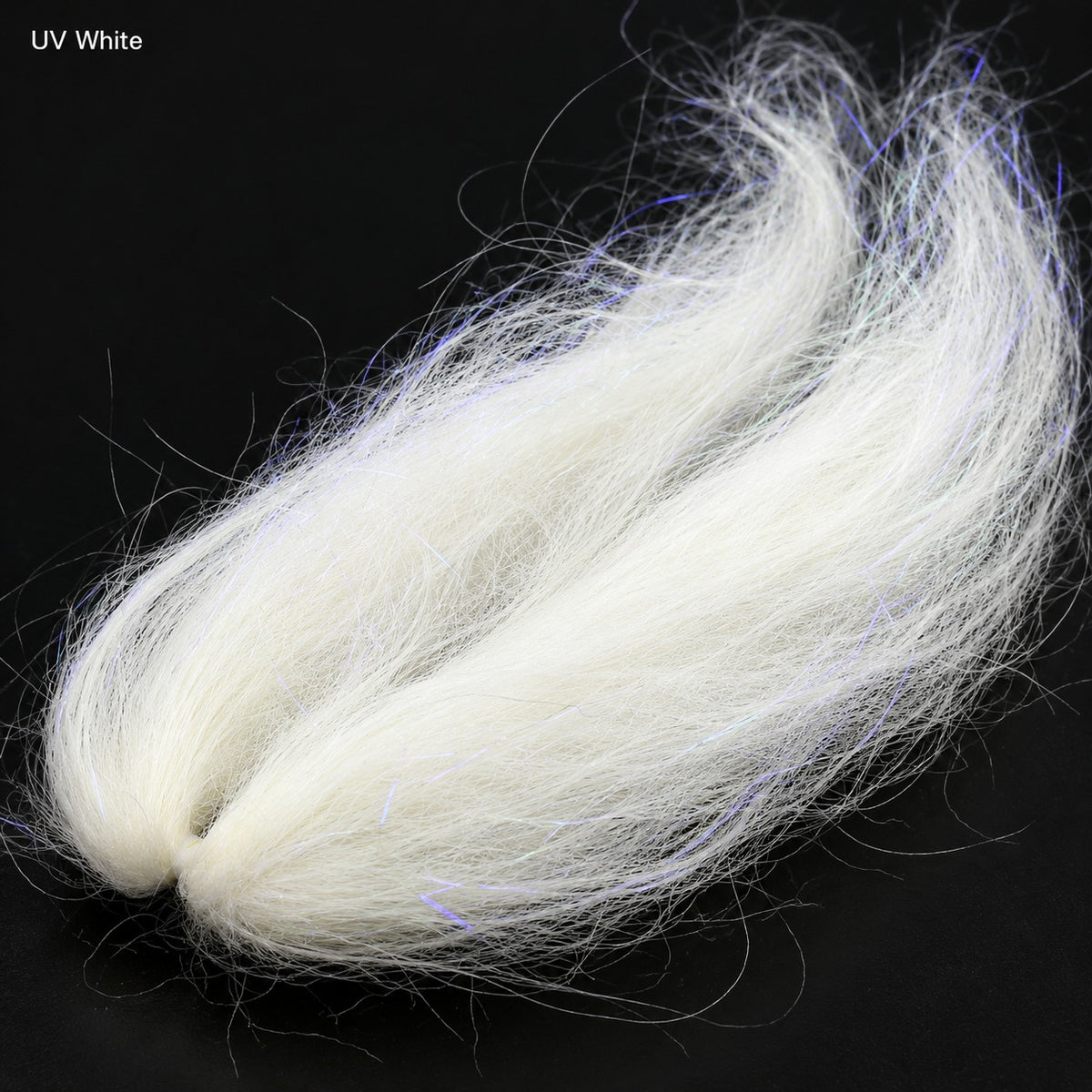 Sybai Flash Icelandic Sheep Hair UV White fly tying material