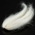 Sybai Flash Icelandic Sheep Hair White fly tying material