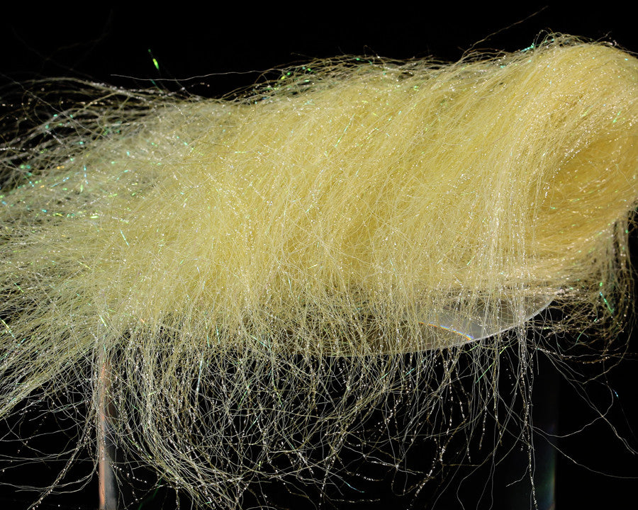 Sybai Flash Pike Dubbing Golden Olive UVR 23 – extra long fiber pike dubbing