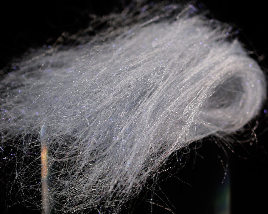 Sybai Flash Pike Dubbing Ice Gray UVR 90 – extra long fiber pike dubbing