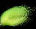 Sybai Ghost Stiffer Hair synthetic fly tying fibers in Fluo Chartreuse 21