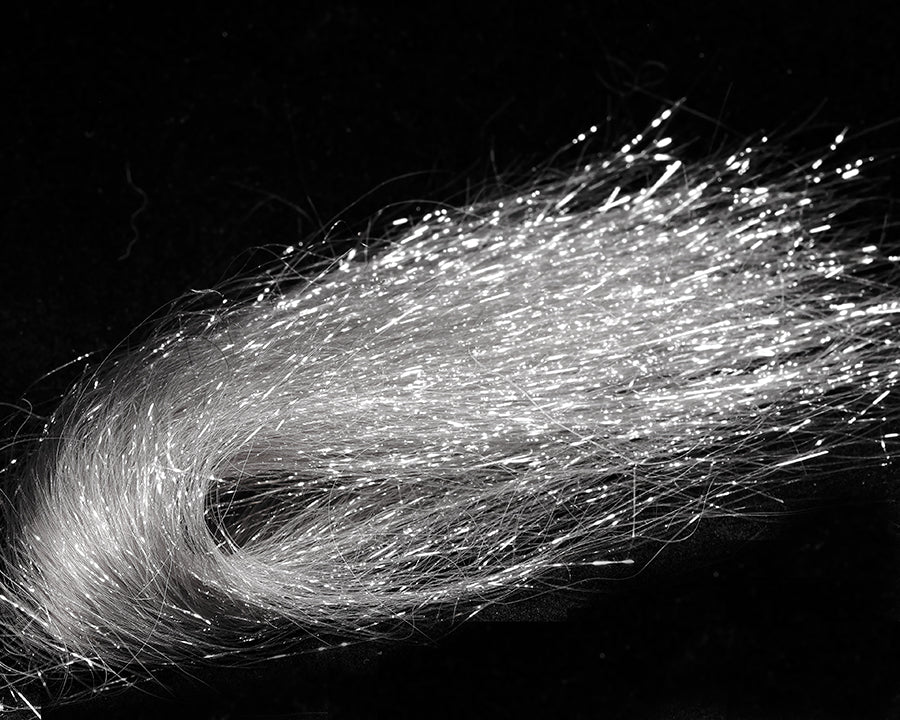 Sybai Ghost Stiffer Hair synthetic fly tying fibers in Gray 94