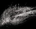 SYBAI Ghost Stiffer Hair fly tying material in Ice Black 97