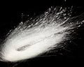Sybai Ghost Stiffer Hair synthetic fly tying fibers in White Transparent 01