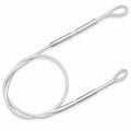 Sybai Loop Connector Medium transparent braided fly line connector