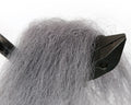 Natural Pike Hair – Gray 92 – prírodná sivá srst pre baitfish a predátorové mušky.