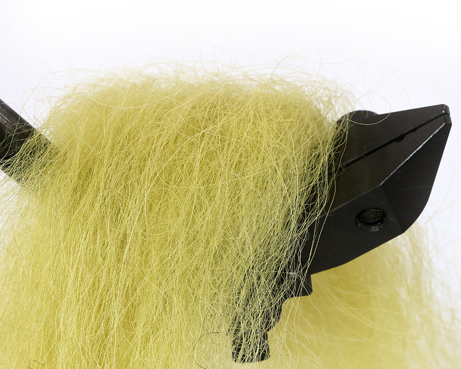 Natural Pike Hair – Light Olive 24 – svetlo olivová srst pre predátorové streamre.