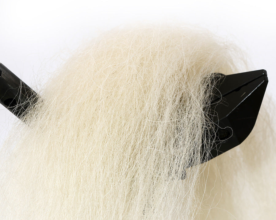 Natural Pike Hair – Natural White 02 – prirodzene biela srst na čisté baitfish imitácie.