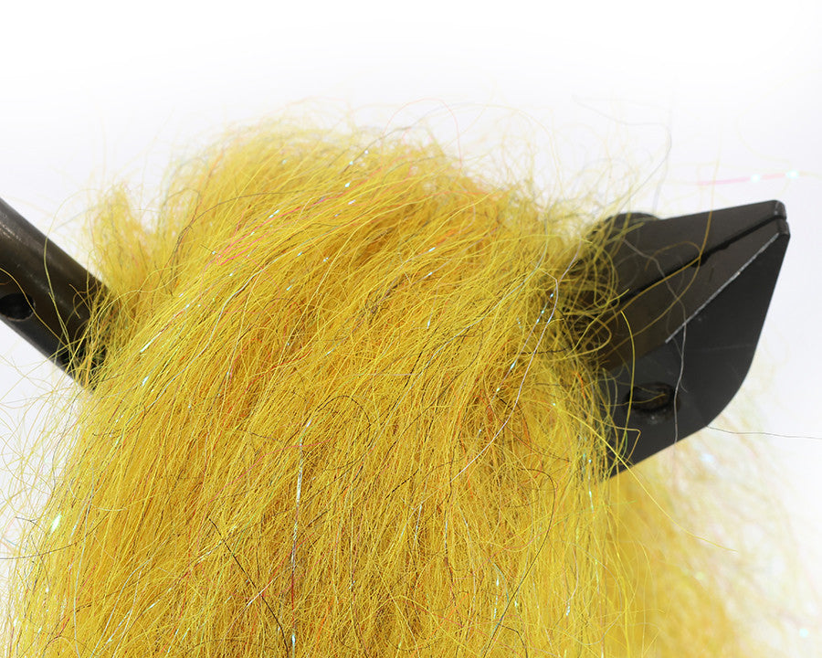 Natural Pike Supreme Hair Yellow 15 fly tying material