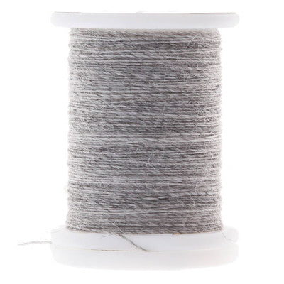 Textreme Pure Wool – farba 01 Liight Gray, tenká vlnená niť na viazanie mušiek