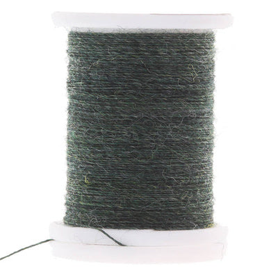 Textreme Pure Wool – farba 05 Dark Mint, tenká vlnená niť na viazanie mušiek