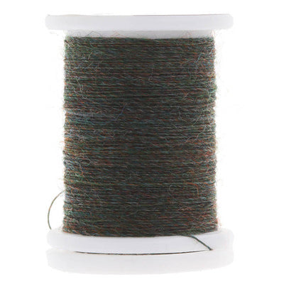 Textreme Pure Wool – farba 06 Olive, tenká vlnená niť na viazanie mušiek