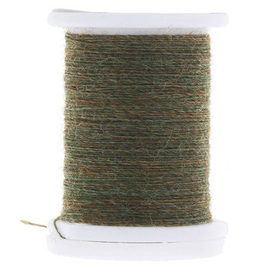 Textreme Pure Wool – farba 07 Light Olive, tenká vlnená niť na viazanie mušiek