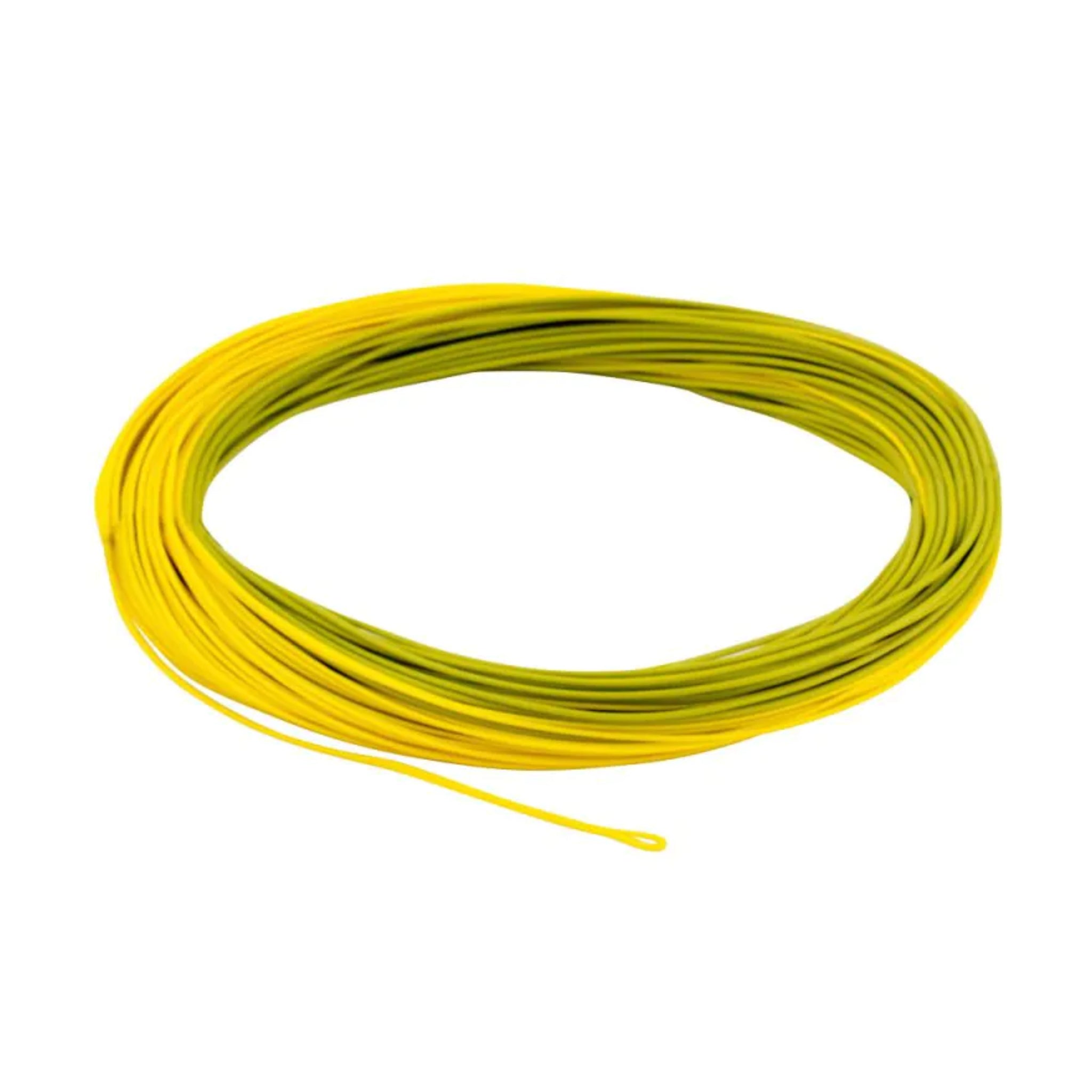 Traun River Presentation fly line in yellow-green color with welded loops
