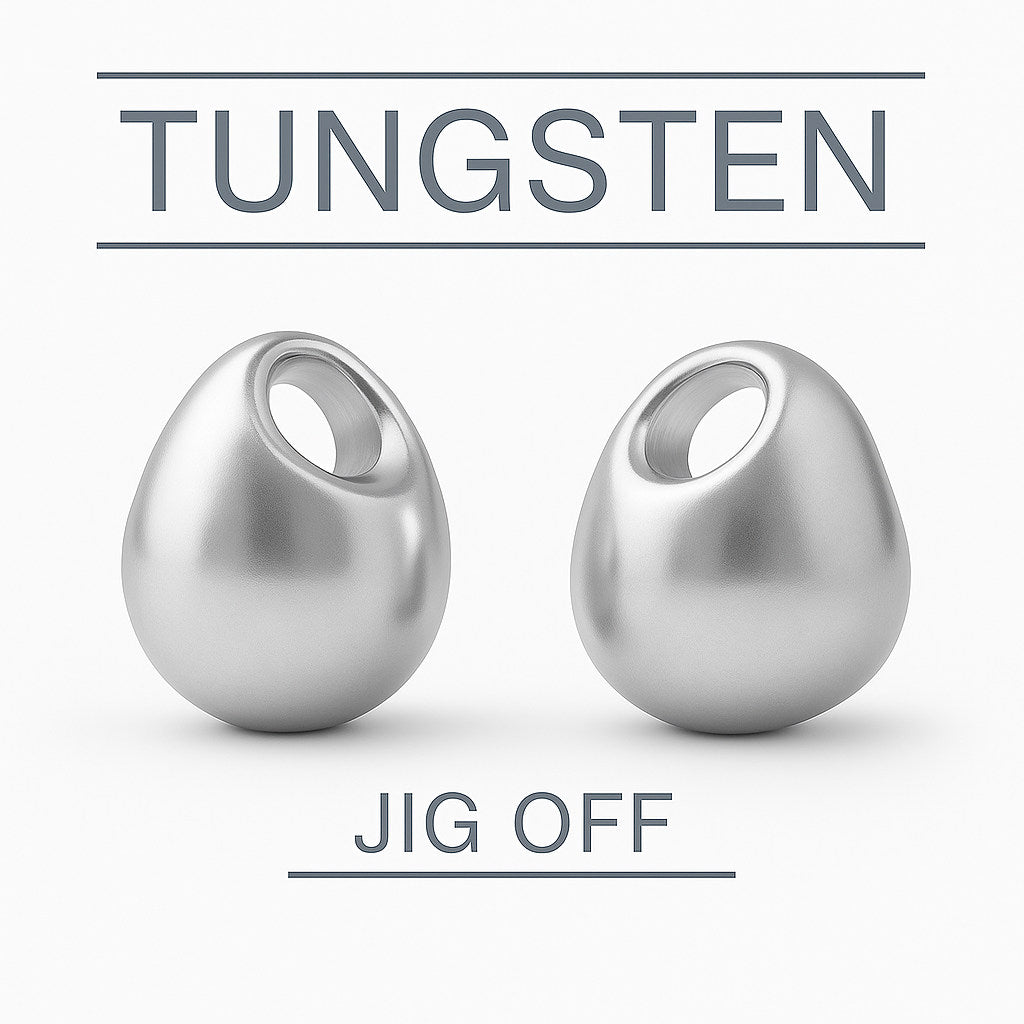 Tungsten Jig Off – Silver bead for fly tying