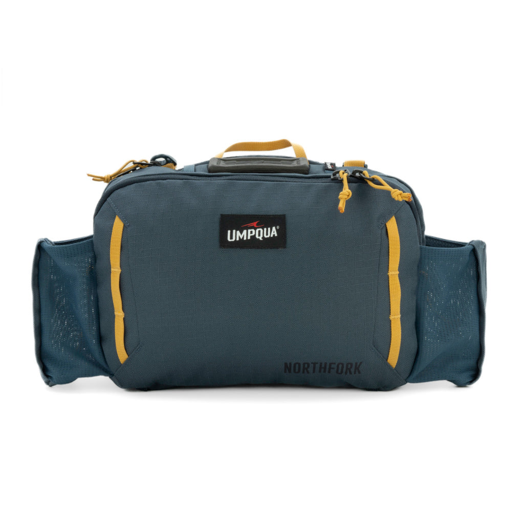 Umpqua NorthFork Waist Pack Cobalt – predný pohľad na tašku