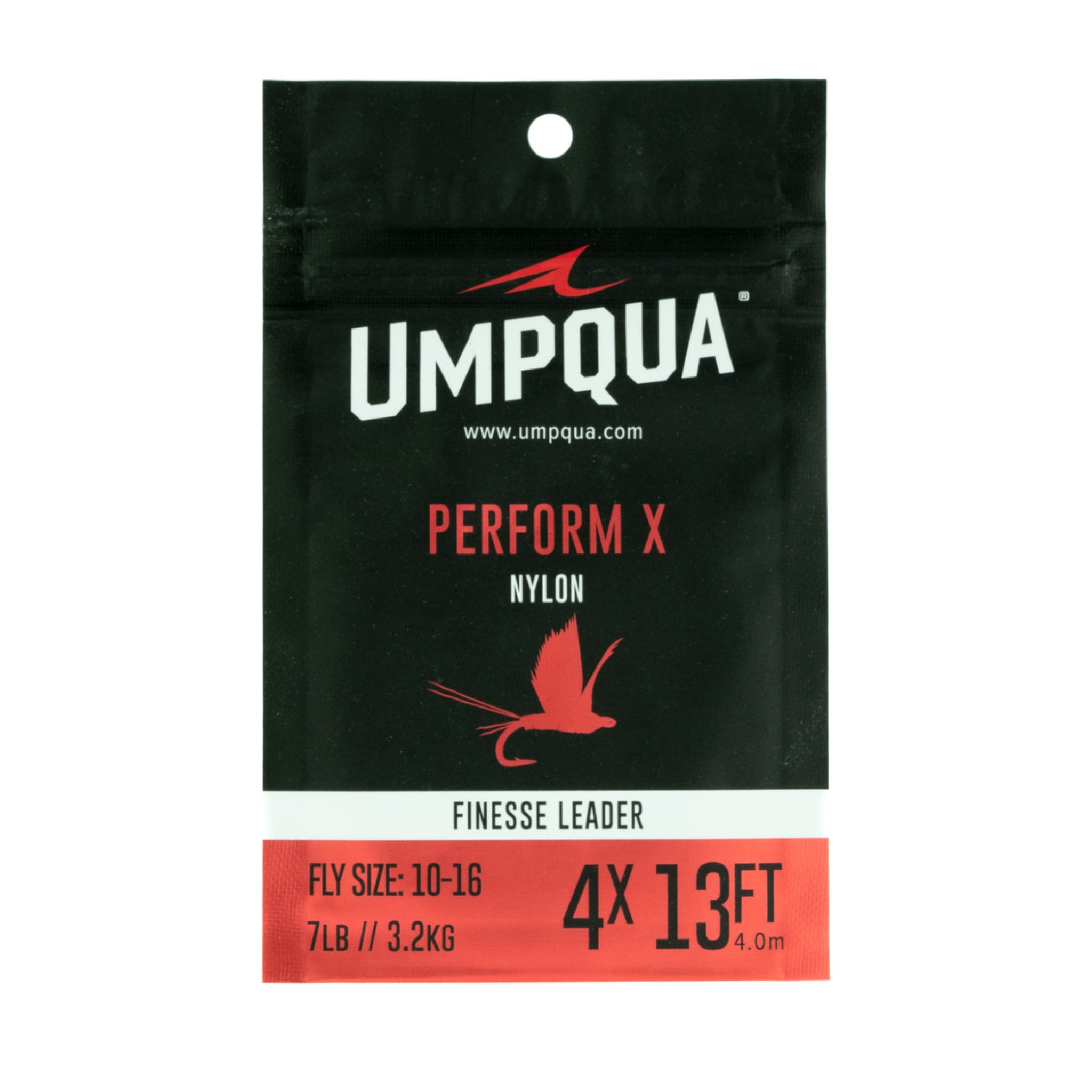 Umpqua Perform X Finesse Dry Fly Leader – ujímaný nylonový leader 13 ft